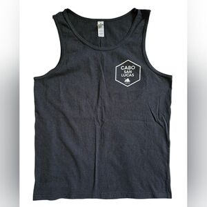 Gildan Black Heavy Cotton Logo Tank Top ~EC